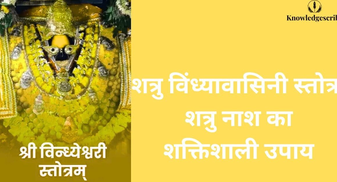 शत्रु विंध्यावासिनी स्तोत्र